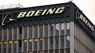 The Boeing Co. logo is displayed outside of company offices near Los Angeles International Airport (LAX) in El Segundo, California on January 18, 2024.