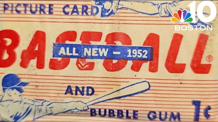 Man finds unopened pack of baseball cards from 1952 on Cape Cod