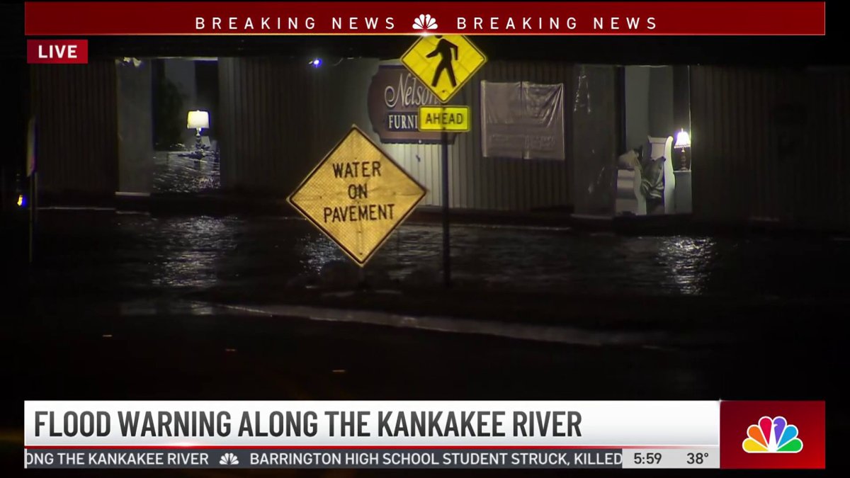 Kankakee River flash flood warning continues – NBC Chicago