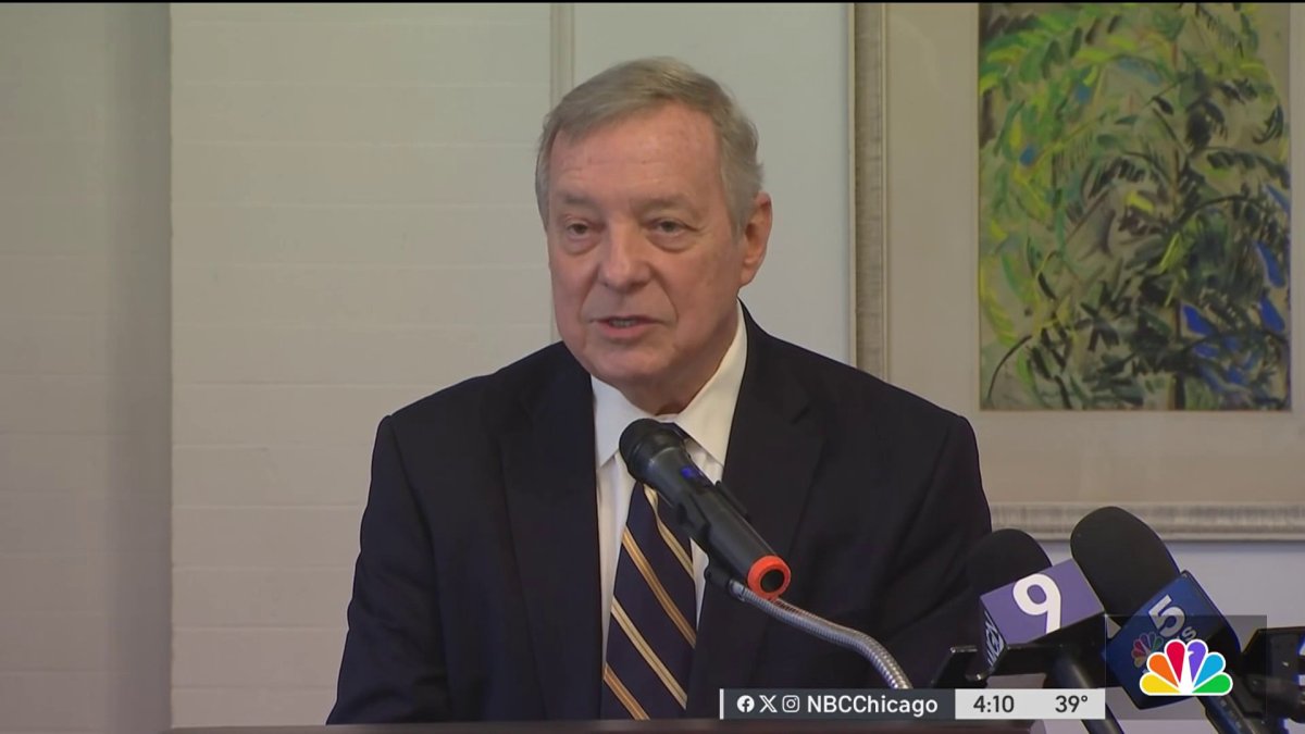 Illinois Sen. Dick Durbin attends launch of community mental health ...