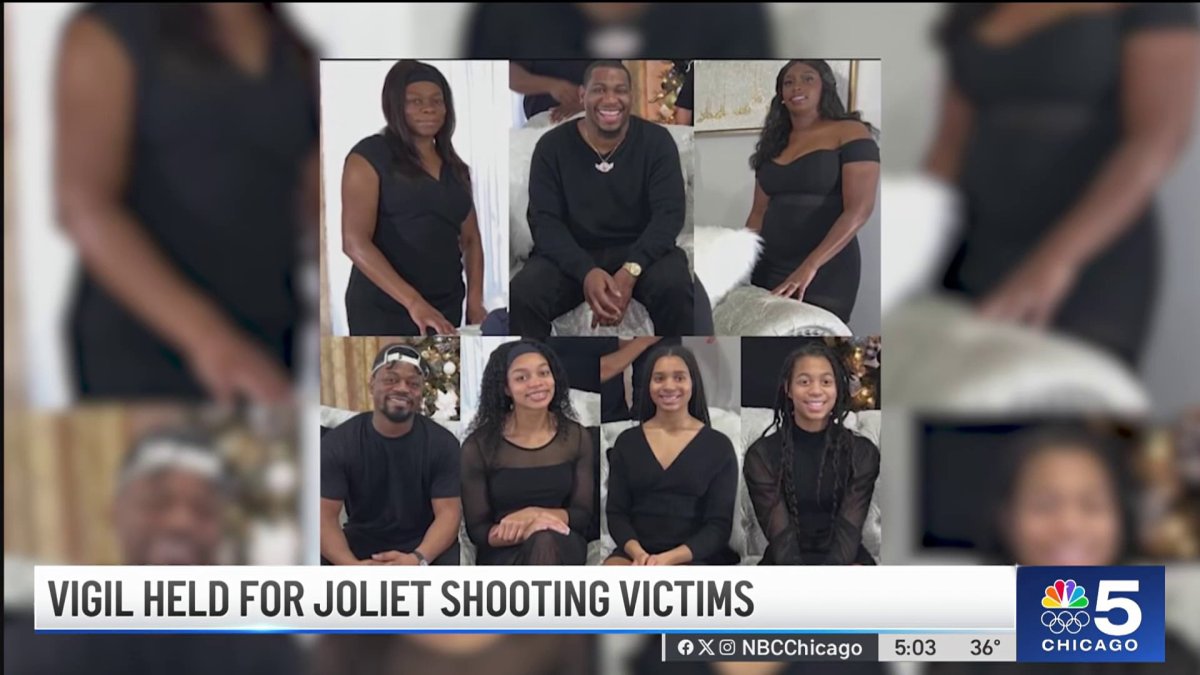 Vigil honors 7 family members killed in Joliet shooting spree – NBC Chicago