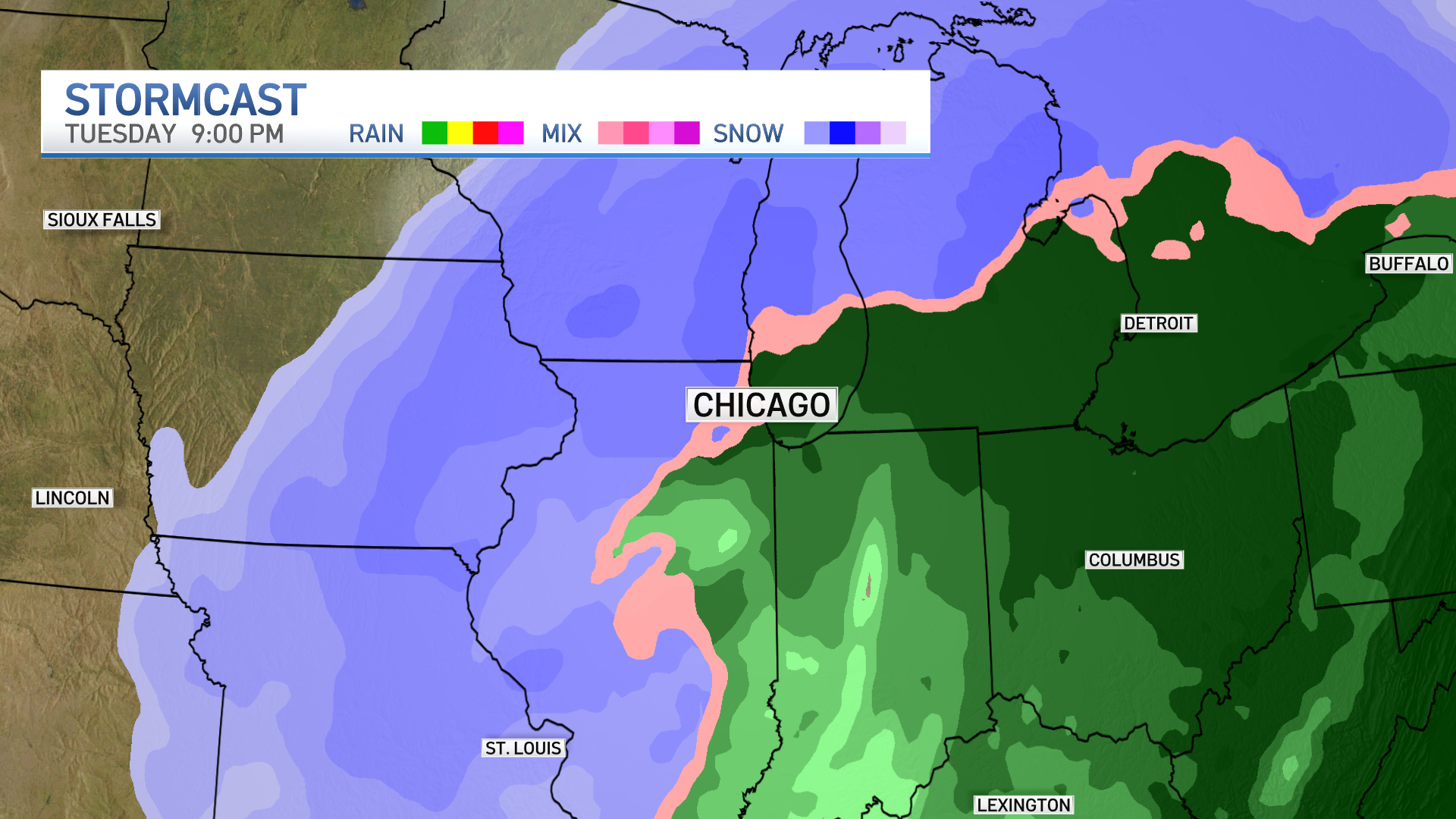 Chicago forecast signs indicate potential for winter storm next week