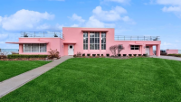 ‘Florida Tropical House': Pink Indiana home built for World's Fair listed for $2.5M