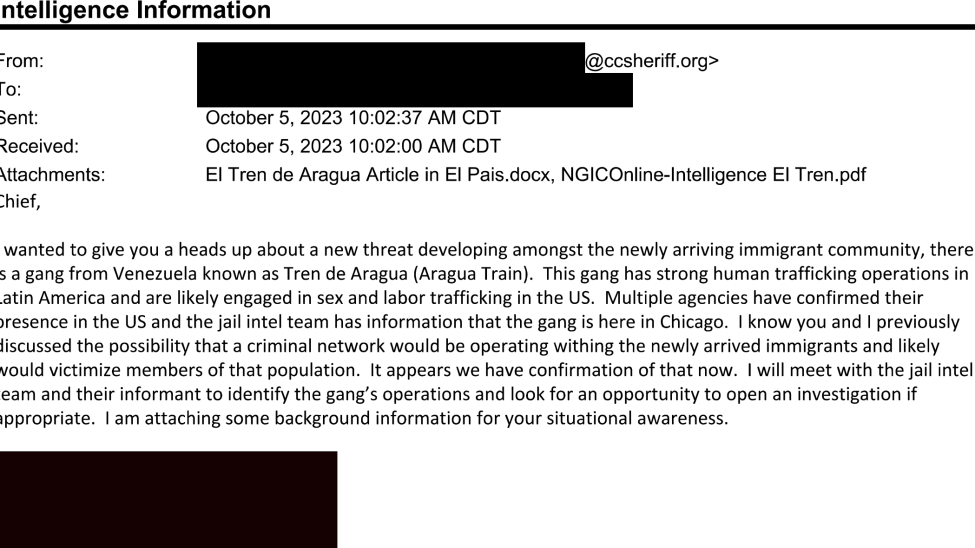 Members of feared Venezuelan gang Tren de Aragua are in Chicago, authorities say Members of feared Venezuelan gang Tren de Aragua are in Chicago, authorities say
