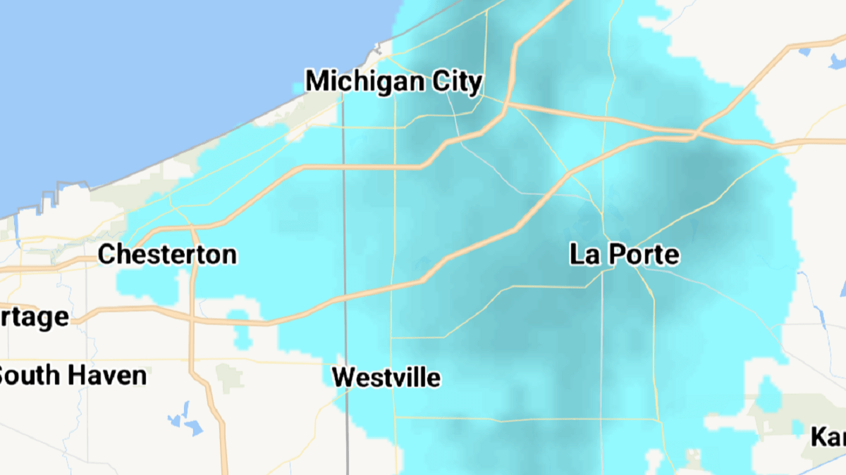 Live radar Track snow in northwest Indiana NBC Chicago