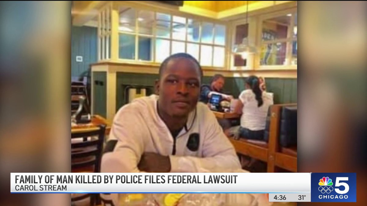 Family of man killed by Carol Stream police file federal lawsuit – NBC ...