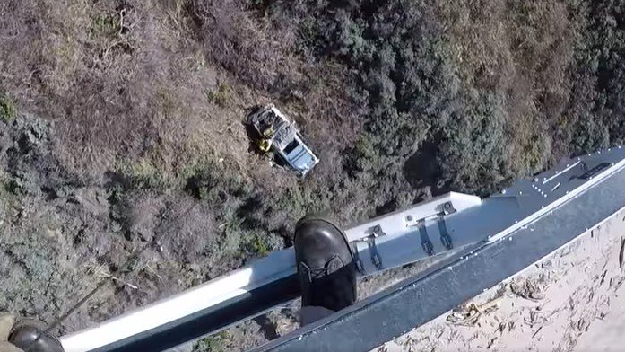 Driver rescued after plunging down Big Sur cliff, spending 2 nights stranded – NBC Chicago - Vimarsana News