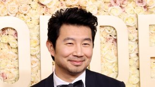 Simu Liu attends the 81st Annual Golden Globe Awards at The Beverly Hilton
