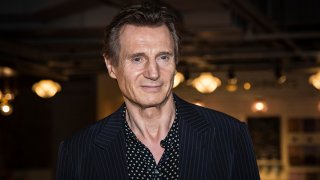 FILE - Actor Liam Neeson appears at the premiere of the film "Hunt For The Wilderpeople" in London.