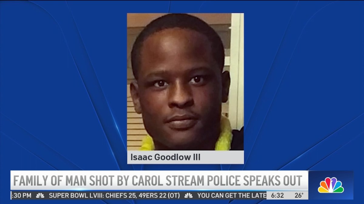 Family of man shot by Carol Stream police officers speak out – NBC Chicago