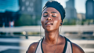 Woman exercising