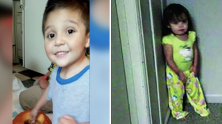 5-year-old Jesus Dominguez and 3-year-old Yesenia Dominguez.