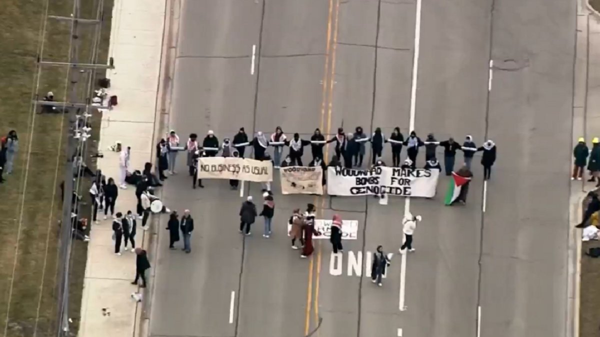 33 people arrested following protest at Woodward facility in Niles