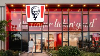 A KFC restaurant in Wuhan, China.