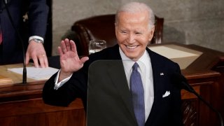 U.S. President Joe Biden delivers the State of the Union address at the U.S. Capitol in Washington, D.C., March 7,  2024. 