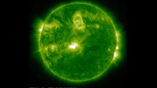 This image provided by NASA shows the Sun seen from the Solar Dynamics Observatory (SDO)