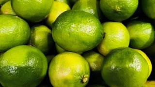 Closeup photo of limes
