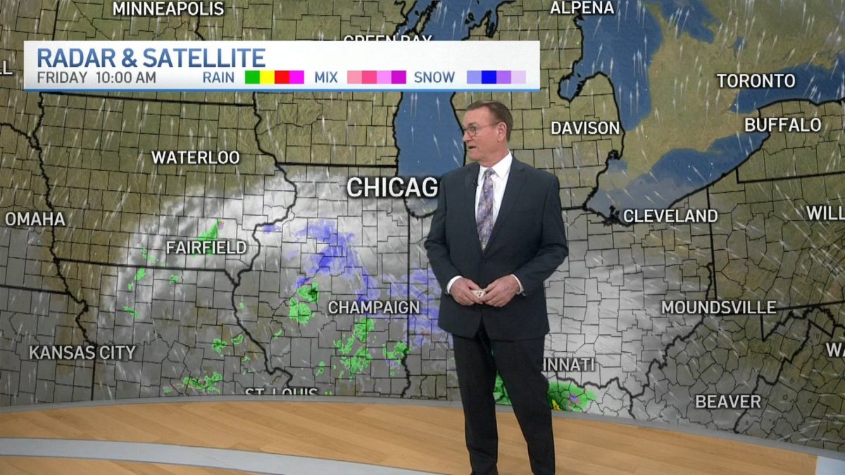 CHICAGO FORECAST: Warmer temperatures ahead this weekend – NBC Chicago