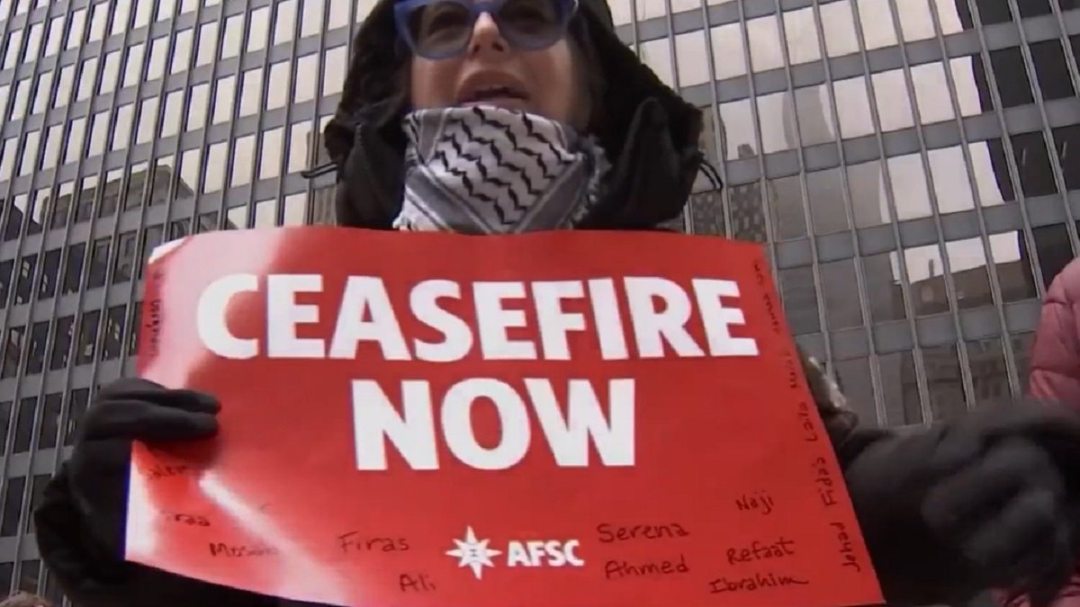 24-hour vigil held for Palestinians killed in Gaza coincides with State of the Union address 24-hour vigil held for Palestinians killed in Gaza coincides with State of the Union address