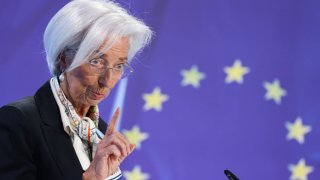 Christine Lagarde, president of the European Central Bank (ECB), at a rates decision news conference in Frankfurt, Germany, on Thursday, March 7, 2024. 