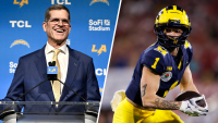 Michigan WR Roman Wilson sees opportunity to follow Jim Harbaugh to NFL with Chargers