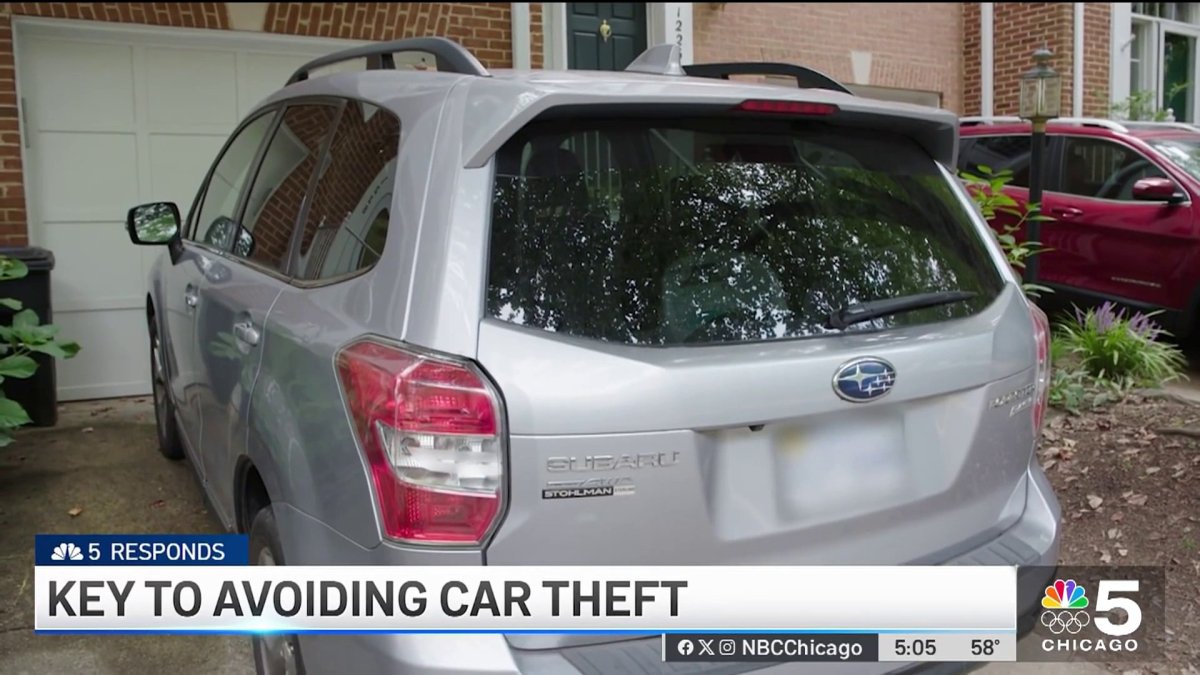 Tips to help keep your vehicle safe amid recent auto thefts – NBC Chicago