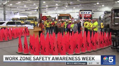 Drivers reminded to slow down near work zones on safety awareness week