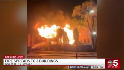 2-alarm fire in Pilsen leads to building collapse
