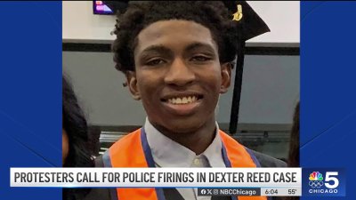 Protesters call for firings of officers involved in fatal shooting of Dexter Reed