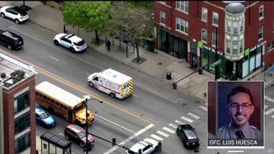 Watch procession for fallen Chicago Police Officer Luis Huesca