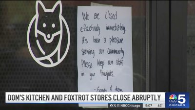 Foxtrot, Dom's employees seen handing out items from store shelves after unexpected closures