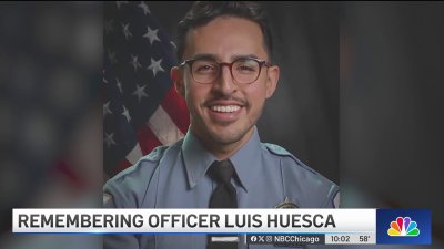 Loved ones, fellow officers pay tribute to fallen CPD officer Luis Huesca on what would have been his 31st birthday