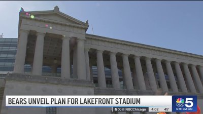 Bears unveil renderings for potential new lakefront stadium