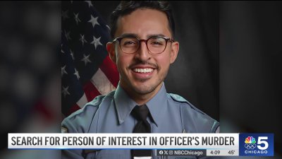 Manhunt for person of interest in Officer Huesca's murder continues