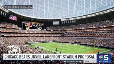 Fans, activists react to new renderings of potential Bears lakefront stadium