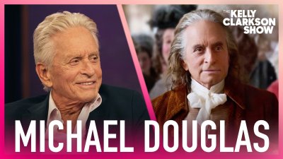 Michael Douglas grew out his real hair to play Benjamin Franklin