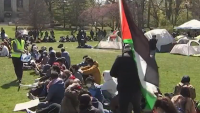 DePaul joins nationwide pro-Palestinian college protests as encampment continues at University of Chicago