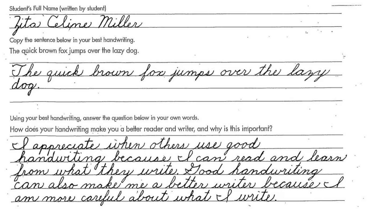 Handwriting Former Winners of national penmanship contest crowned as handwriting is ...