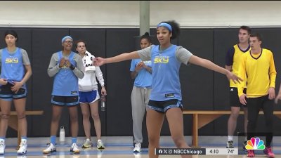 Chicago Sky star Angel Reese speaks on preseason, confidence with NBC Chicago's Mike Berman
