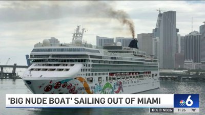 Nude cruise sailing out of Miami in 2025