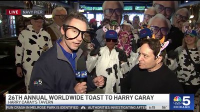 Toast to Harry Caray kicks off in Chicago with live cows