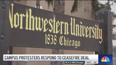 Campus protesters in Chicago respond to ceasefire deal