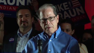 Republican Sen. Mike Braun wins the Republican nomination for governor of Indiana