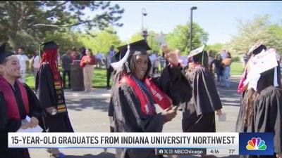 15-year-old student graduates from Indiana University Northwest