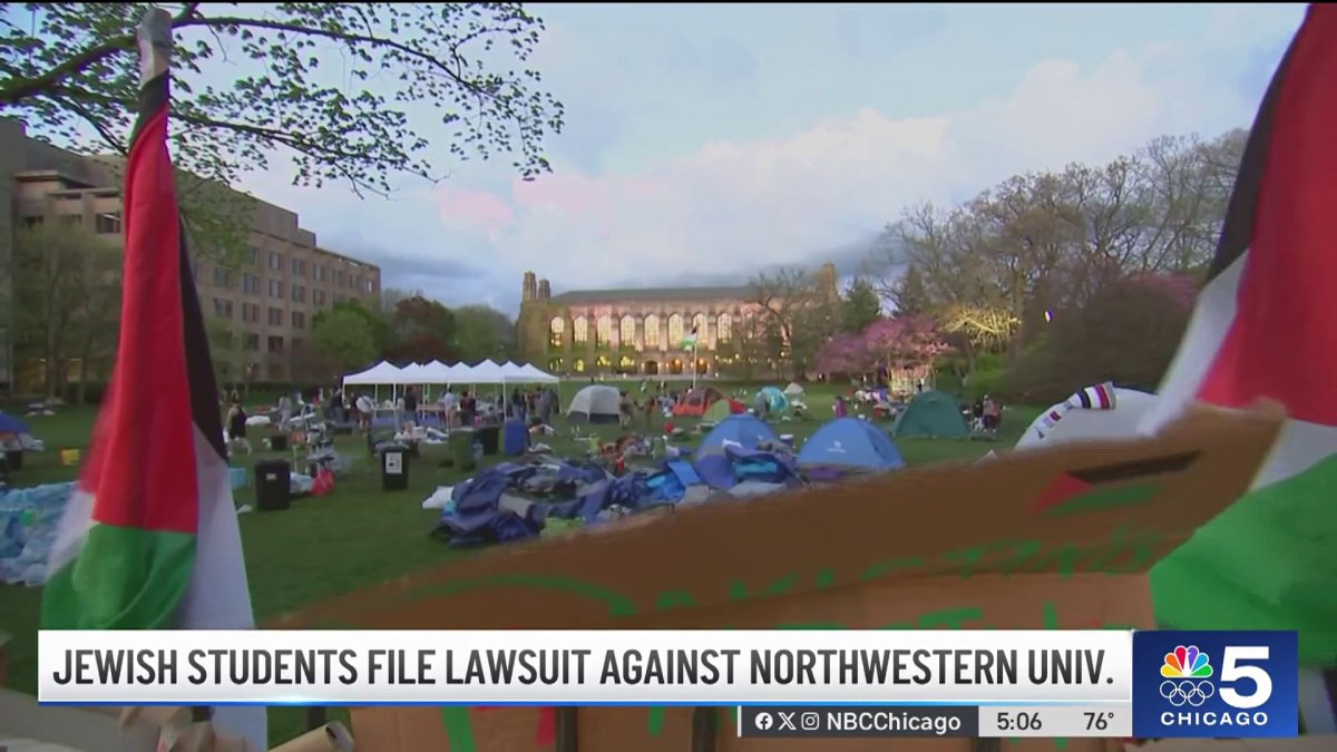 Jewish students file lawsuit against Northwestern University following ...