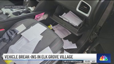 Unlocked cars targeted by burglars in Elk Grove Village