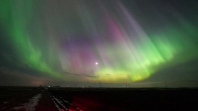 Video: Here's how the northern lights lit up the sky in the midwest last week