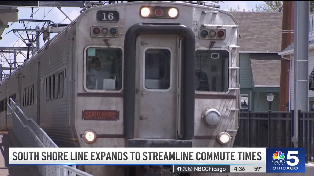 Double track project on South Shore Line completed – NBC Chicago