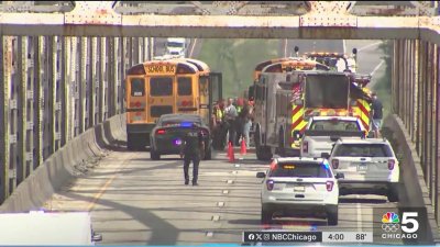 12 students hospitalized after school bus crash in Channahon