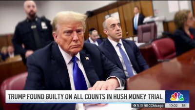 Former President Trump found guilty in hush money trial